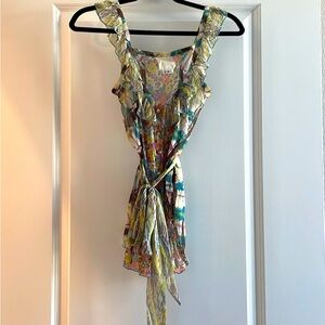 Floral Feminine Anna Sui Blouse